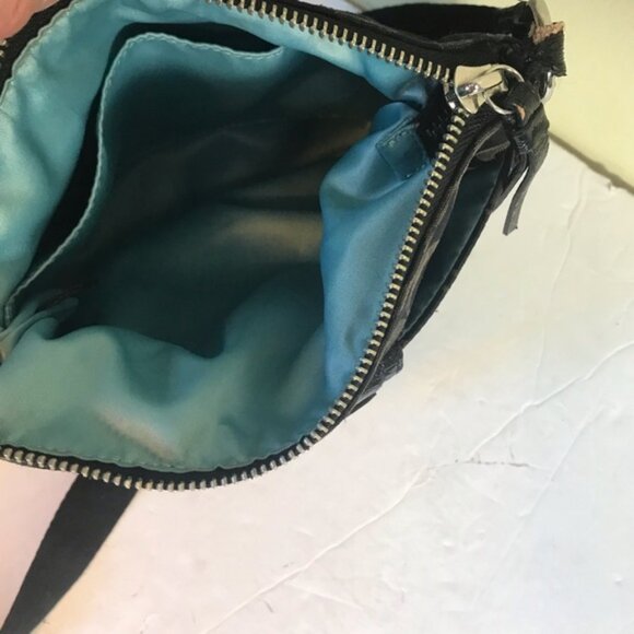 Coach Signature Small Crossbody Mini Bag Shoulder Patent Leather Zip Pocket Tote - Picture 6 of 16